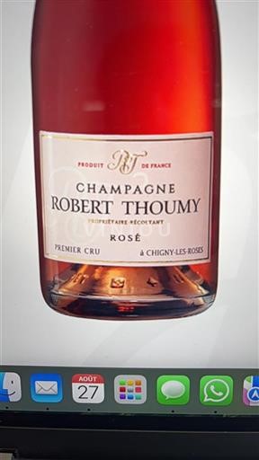 Champaña Champán Premier Cru Robert Thoumy Sin añada