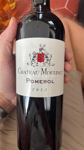 Burdeos Pomerol Château Moulinet 2015