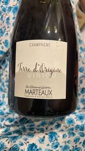 Champaña Champán MARTEAUX Terre d’Origine 2021