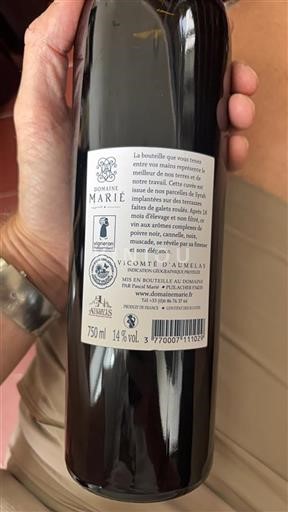 Languedoc-Roussillon Vicomté d'Aumélas Domaine Marié 2022