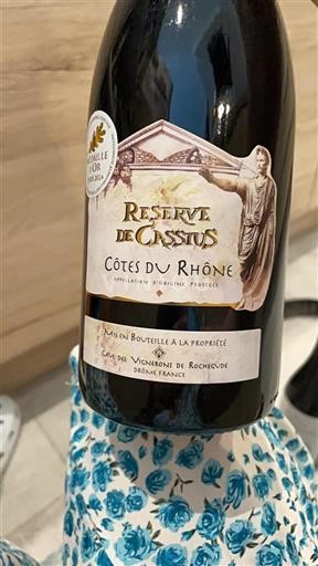 Vallée du Rhône Côtes-du-rhône Cave des Vignerons de Rochegude Réserve de Cassius Non Millésimé