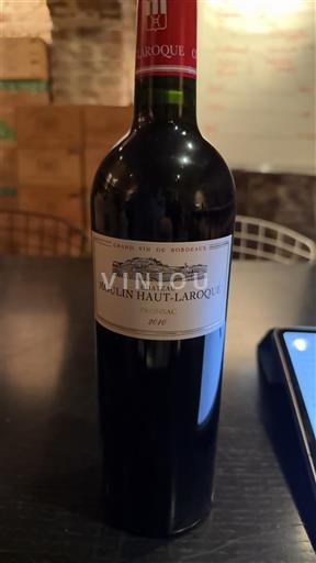 Bordeaux Fronsac Château Moulin Haut-Laroque 2010