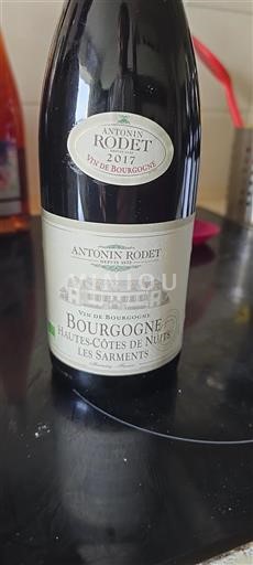 Borgoña Hautes Côtes de Nuits Antonin Rodet Les Sarments 2017