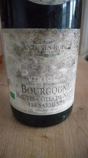Bourgondië Hautes Côtes de Nuits Antonin Rodet Les Sarments 2017