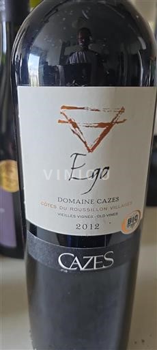 Roussillon Côtes du Roussillon Villages Domaine Cazes Ego 2012
