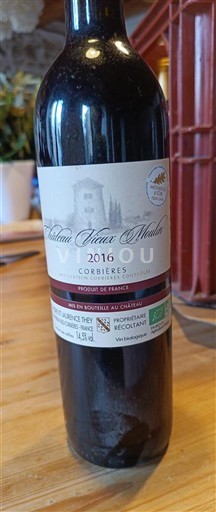 Linguadoca Corbières Château Vieux Moulin 2016