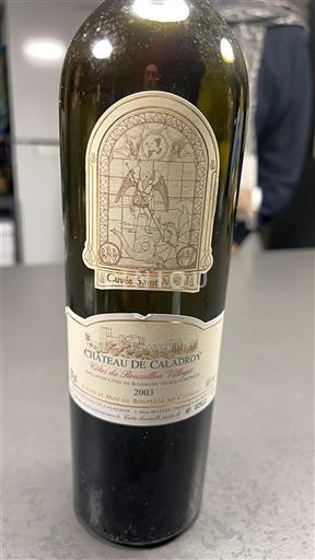 Roussillon Côtes du Roussillon Villages Château Caladroy Saint Michel 2003