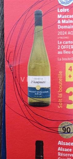 Loiredalen Muscadet-Sèvre-et-Maine Domaine La Chauvinière 2024