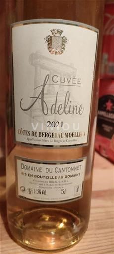 Sudoeste Côtes de Bergerac Domaine Cantonnet Adeline 2021