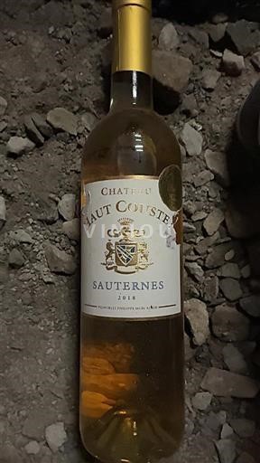 Bordeaux Sauternes Château Haut Coustet 2018
