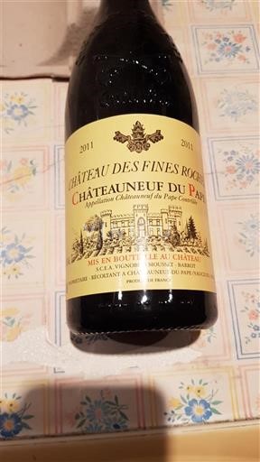 Rhône Valley Châteauneuf-du-Pape Château Des Fines Roches 2011