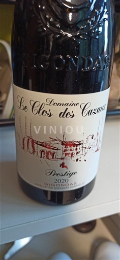 Rhône Valley Gigondas Domaine Le Clos des Cazaux Prestige 2020