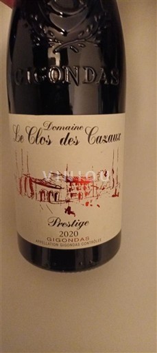 Rona dolina Gigondas Domaine Le Clos des Cazaux Prestige 2020