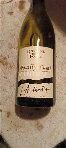 Loire Valley Pouilly-Fumé Domaine La Forge L'Authentique 2021