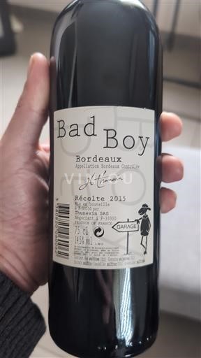 Bordeaux Jean-Luc Thunevin Bad Boy 2015