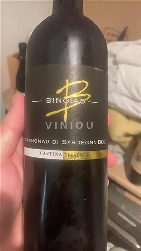 Sardinie Cannonau di Sardinie. Cantina Trexenta B'Ingias 2022