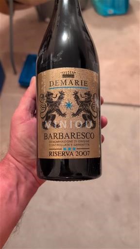Piemont Barbaresco Demarie Riserva 2007