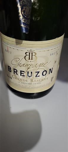 Champaña Champán Breuzon Grande Réserve Sin añada