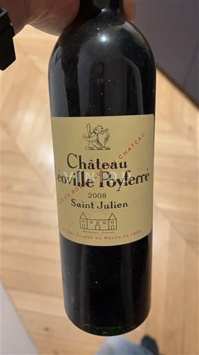 Bordéus Saint-Julien Grand Cru Château Léoville Poyferré 2008