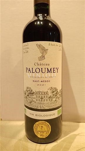 Bordeaux Haut-Médoc Cru Bourgeois Supérieur Château Paloumey 2021