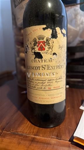 Bordeaux Margaux Grand Cru Château Malescot St Exupery 1985