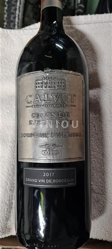 Bordeaux Bordeaux Supérieur Calvet Grande Réserve 2017