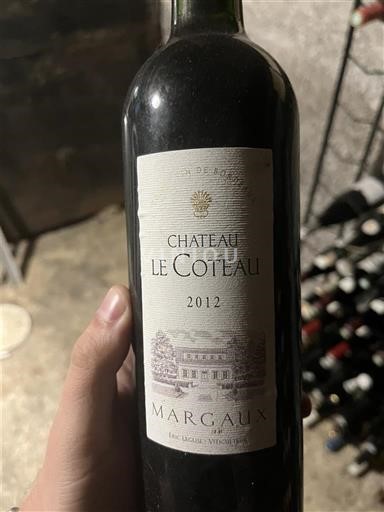 Bordeaux Margaux Château Le Coteau 2012