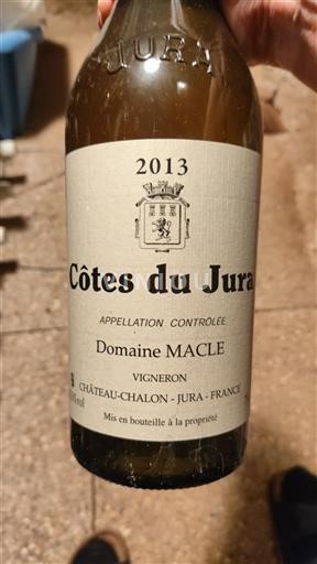 Jura Côtes du Jura Domaine Macle 2013