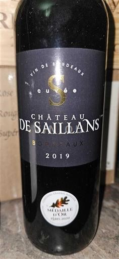 Bordeaux Château Saillans S 2019
