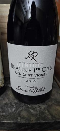 Burgund Nicht spezifiziert Premier Cru Domaine Doussot-Rollet Les Cent Vignes 2018