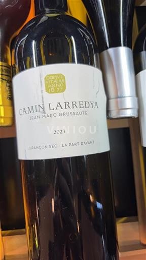 Sud-Ovest Jurançon Camin Larredya La part Davant 2023