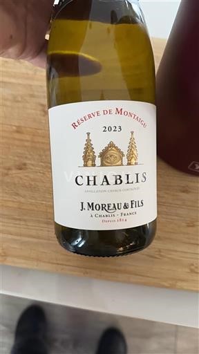 Bourgogne Chablis J. Moreau & Fils Réserve de Montaigu 2023