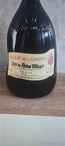 Rhône-dalen Côtes-du-Rhône-Villages Château La Gardine 2010