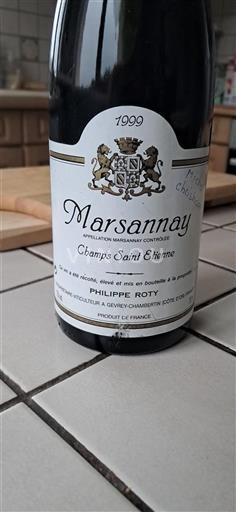 Borgoña Marsannay Philippe Roty Champs Saint Etienne 1999