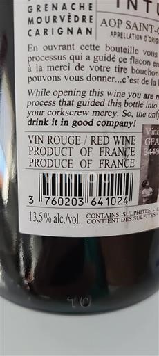 Languedoc Saint-Chinian INTU Icke årgångsbetecknad