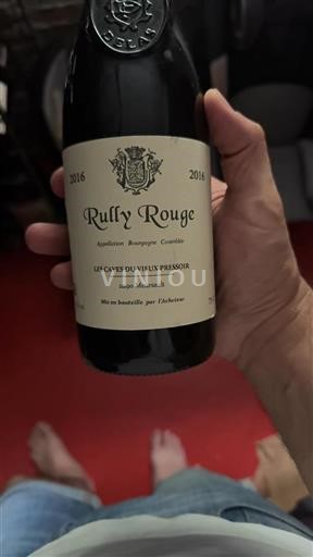 Burgundi Rully Les Caves du Vieux Pressoir 2016