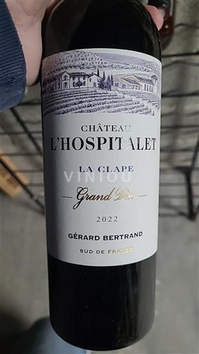 Languedoc La Clape Château L'Hospitalet Grand Vin 2022