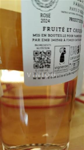Languedoc ja Roussillon Pays d'Oc Domaine Fabregues 2021