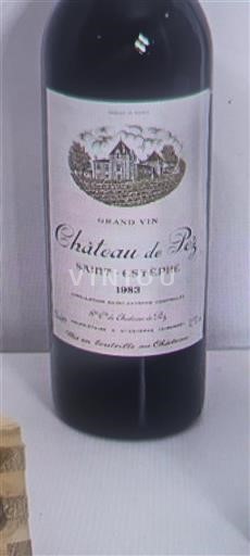 Bordeaux Saint-Estèphe Château Pez 1993