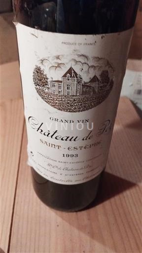 Bordeaux Saint-Estèphe Château Pez 1993