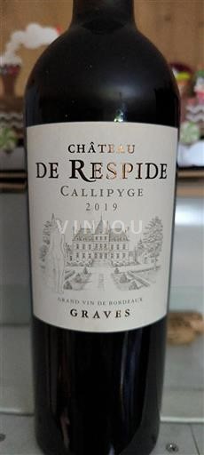 Бордо Ґрав. Château Respide Callipyge 2019