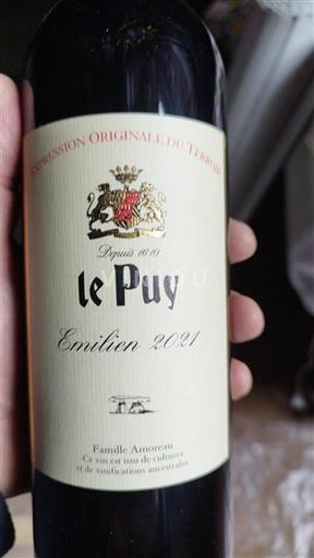 Bordeaux Francs Côtes de Bordeaux Le Puy Emilien 2021