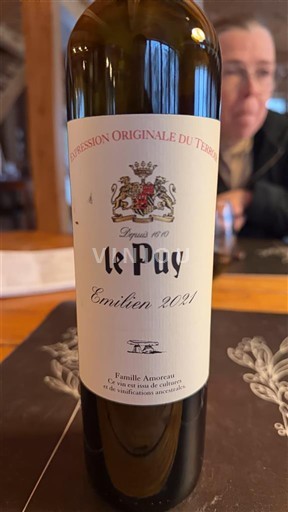 Bordeaux Francs Côtes de Bordeaux Le Puy Emilien 2021