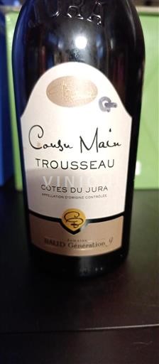 Jura Côtes du Jura Domaine Baud Génération 9 Cousu Main 2018
