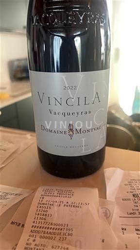 Rhône-dalen Vacqueyras Domaine Montvac Vincila 2022