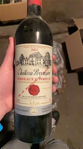 Bordeaux Bordeaux Supérieur Château Recougne 2002