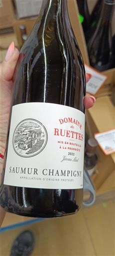 Vin Rouge sec Domaine Des Ruettes 2022 France Vallée de la Loire Saumur-champigny AOC