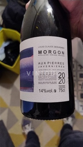 Beaujolais Morgon Louis Claude Desvignes Aux Pierres Javernieres 2020