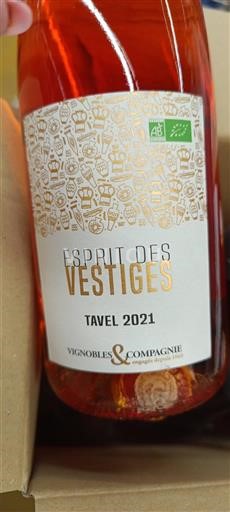 Rhônen laakso Tavel Vignobles & Compagnie Esprit des Vestiges 2021