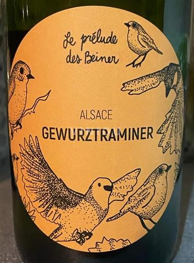 Alsace Le Prélude des Beiner Gewurztraminer 2020